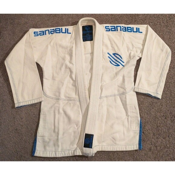 Sanabul Essential BJJ Jiu Jitsu Gi White Adult Size A0 MMA - Picture 1 of 7